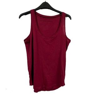 Comptoir Des Cotonniers Bordeaux Sleeveless Tank Top Size M